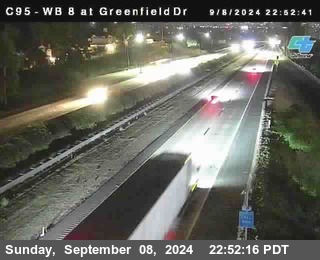 WB 8 at Greenfield Street