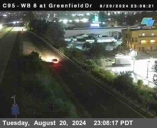 WB 8 at Greenfield Street