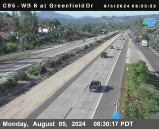 WB 8 at Greenfield Street