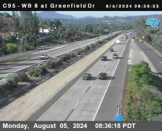 WB 8 at Greenfield Street