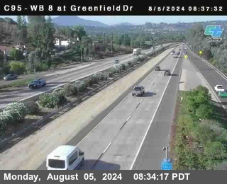 WB 8 at Greenfield Street