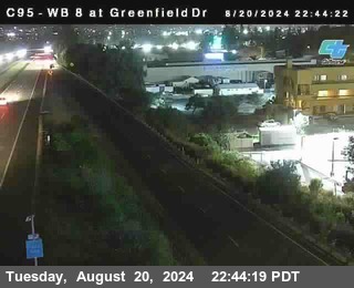 WB 8 at Greenfield Street