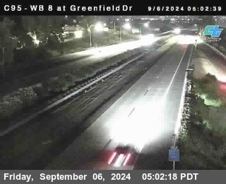 WB 8 at Greenfield Street