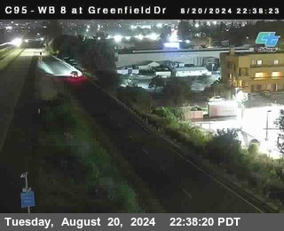 WB 8 at Greenfield Street