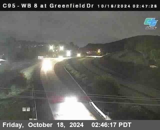 WB 8 at Greenfield Street