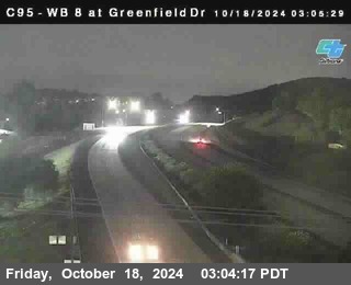 WB 8 at Greenfield Street