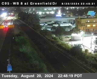 WB 8 at Greenfield Street