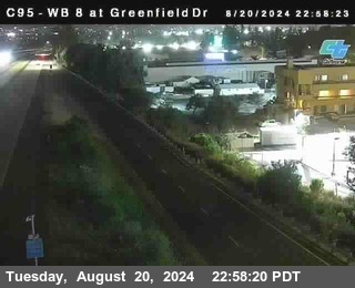 WB 8 at Greenfield Street