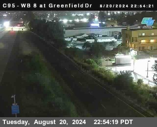 WB 8 at Greenfield Street