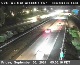 WB 8 at Greenfield Street