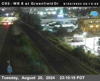 WB 8 at Greenfield Street