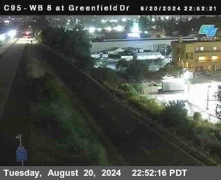 WB 8 at Greenfield Street