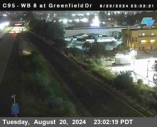 WB 8 at Greenfield Street