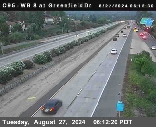 WB 8 at Greenfield Street