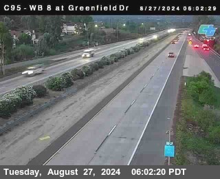 WB 8 at Greenfield Street