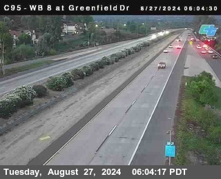 WB 8 at Greenfield Street