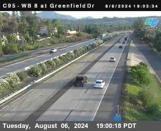 WB 8 at Greenfield Street