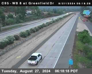 WB 8 at Greenfield Street