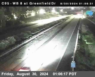 WB 8 at Greenfield Street