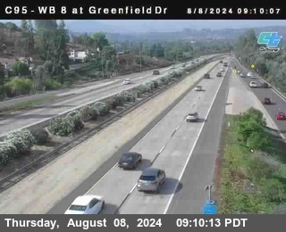 WB 8 at Greenfield Street