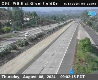 WB 8 at Greenfield Street