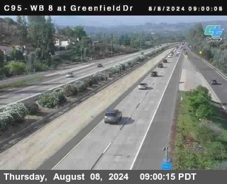 WB 8 at Greenfield Street