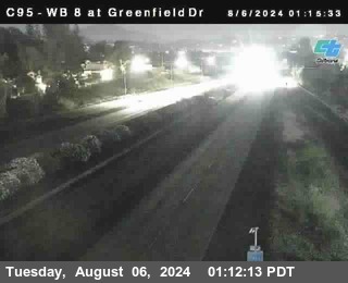 WB 8 at Greenfield Street