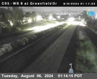 WB 8 at Greenfield Street