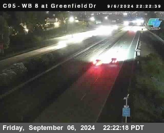 WB 8 at Greenfield Street