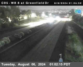 WB 8 at Greenfield Street