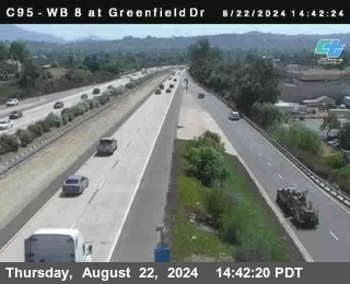 WB 8 at Greenfield Street