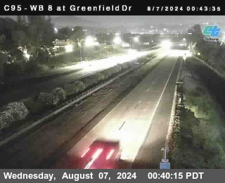 WB 8 at Greenfield Street