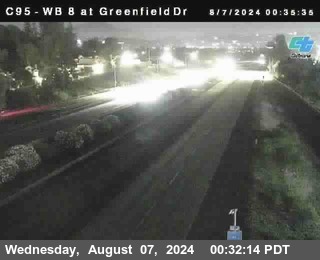 WB 8 at Greenfield Street