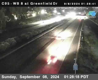 WB 8 at Greenfield Street