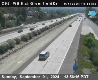 WB 8 at Greenfield Street