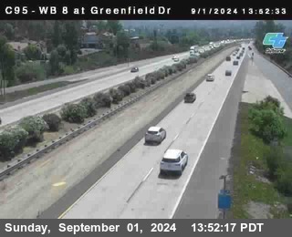 WB 8 at Greenfield Street