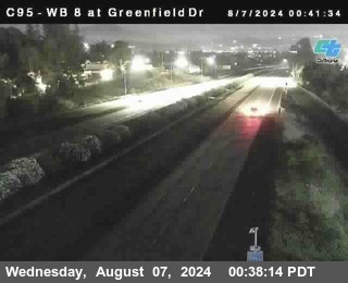 WB 8 at Greenfield Street