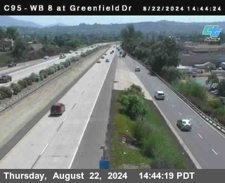 WB 8 at Greenfield Street