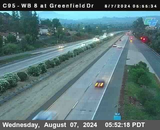 WB 8 at Greenfield Street