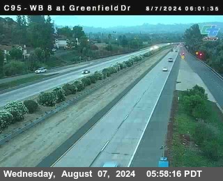 WB 8 at Greenfield Street