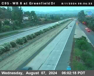 WB 8 at Greenfield Street