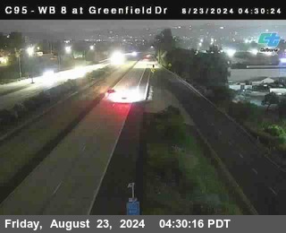 WB 8 at Greenfield Street