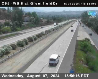 WB 8 at Greenfield Street