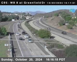 WB 8 at Greenfield Street