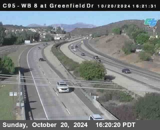 WB 8 at Greenfield Street