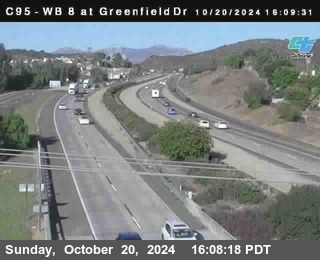 WB 8 at Greenfield Street