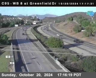 WB 8 at Greenfield Street