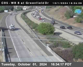 WB 8 at Greenfield Street