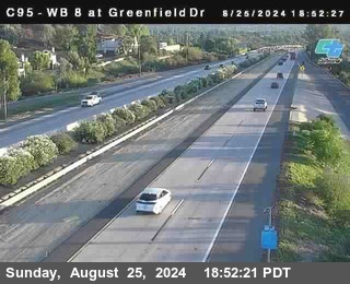 WB 8 at Greenfield Street