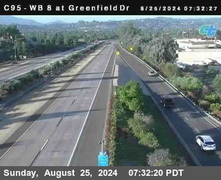 WB 8 at Greenfield Street